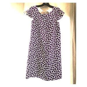 Kate Spade purple leopard print shift